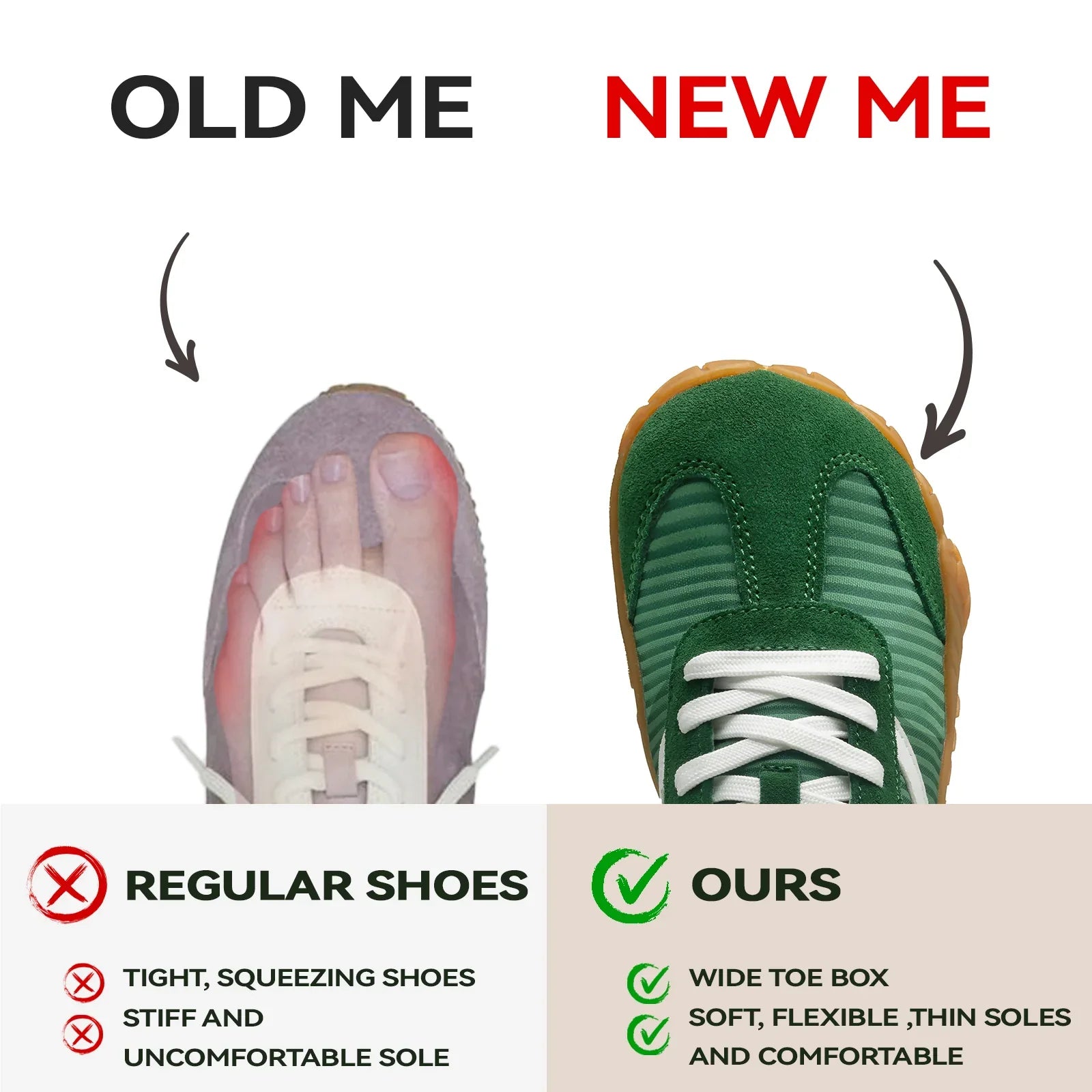 Barefoot Shoes Wide Toe Box Shoes Zero Drop Barefoot Shoe Walking Hiking Shoes