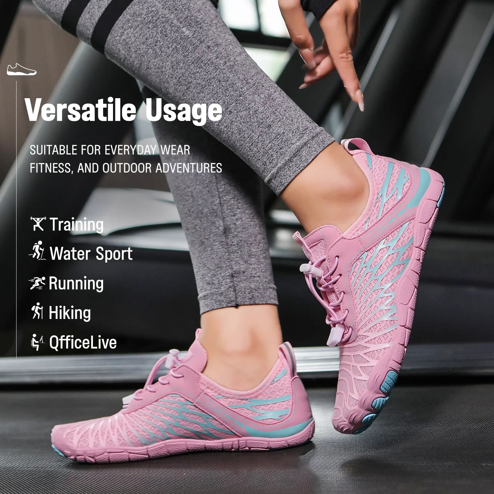 2026New Hiking Barefoot Shoes for Women Mens Wide Toe Box Water Shoe Swimming Walking